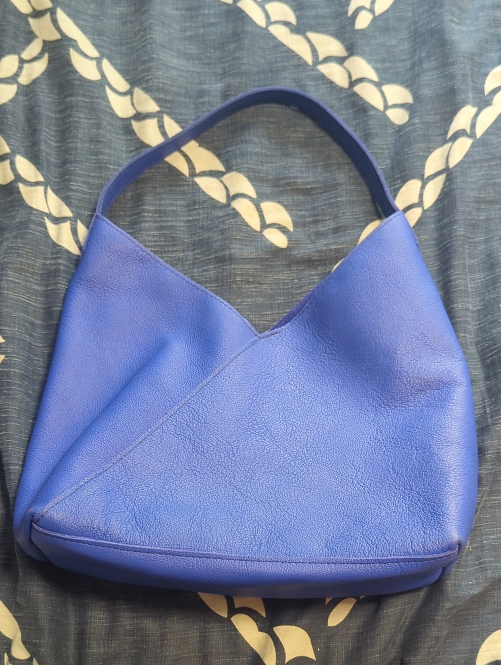 Portland Leather Naomi Oversized in Astro Blue (Rare Colour)